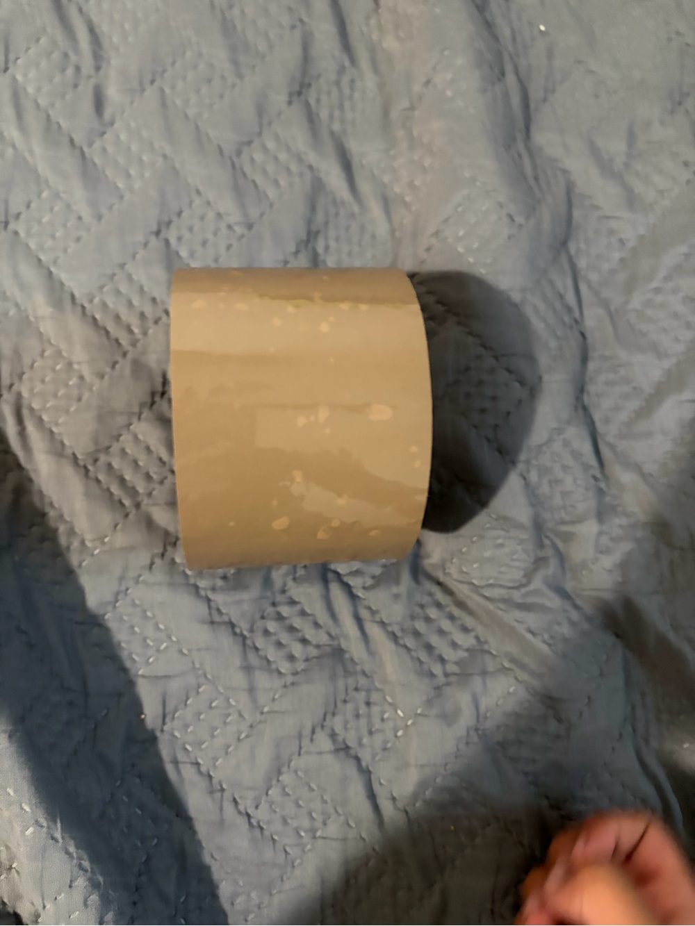 Neutral Beige Decorative Cylinder Accent - Home Accents